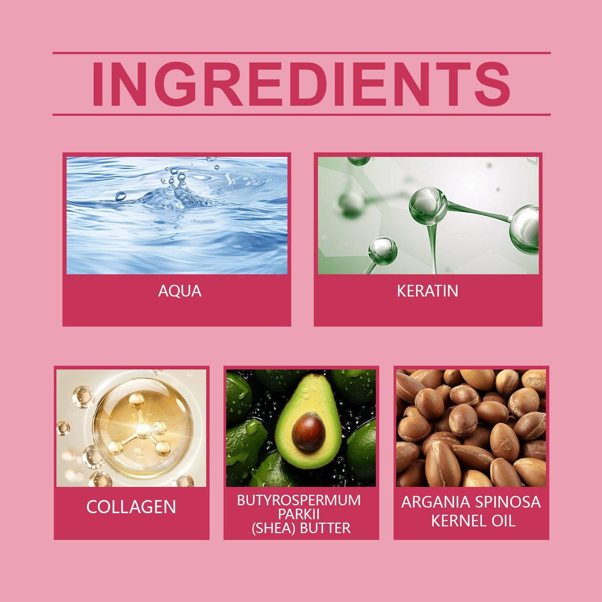 Masque de conditionnement capillaire HOEGOA Keratin