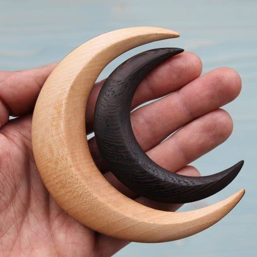 Lune Coiffure Crescent Épaisseur de cheveux Outil de collage
