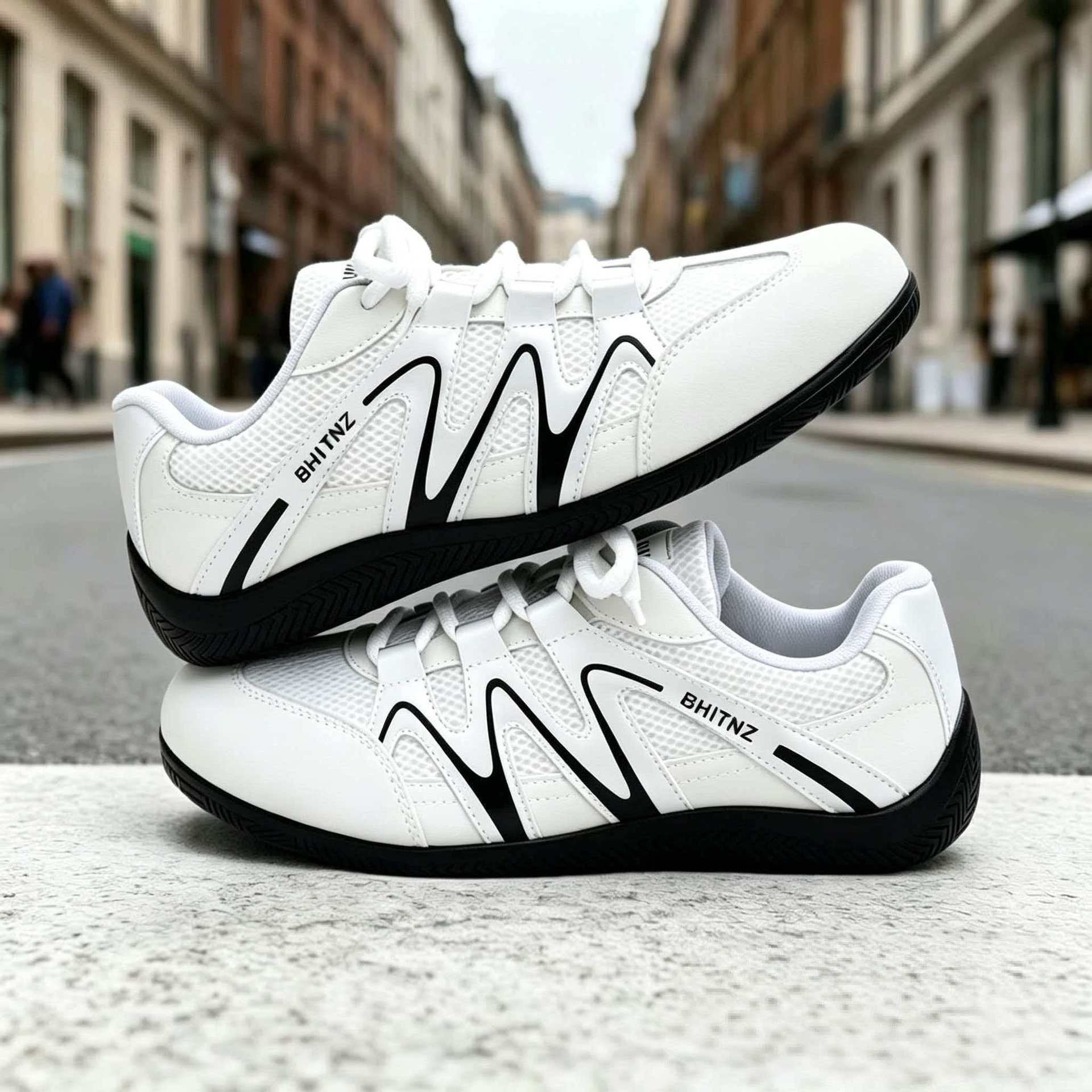 Mesh Respirant Hommes Sports polyvalents et chaussures de navette avec un sol mince