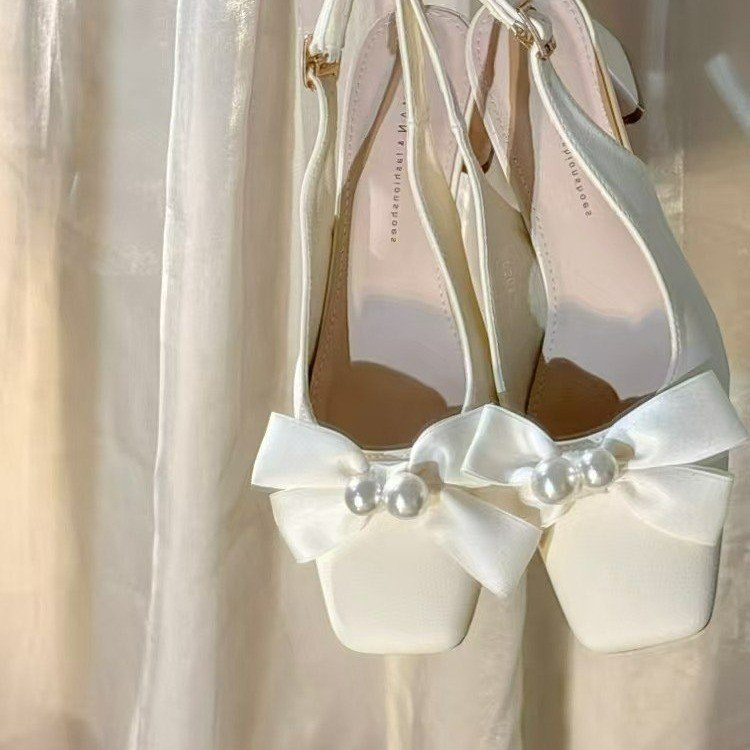 Style coréen d'été des femmes Inspiré talons de bloc Sandales