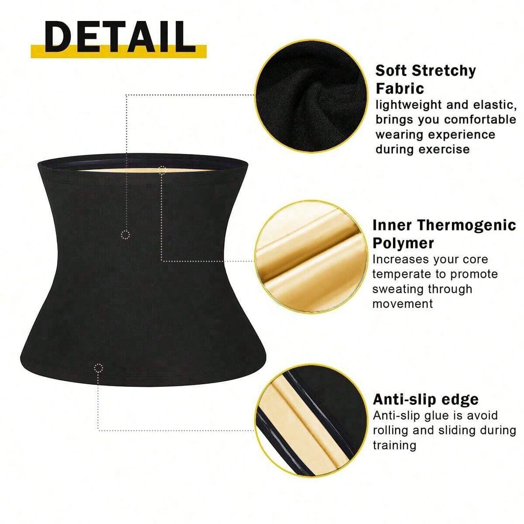 Bande de ceinture de sweat Trimmer pour les hommes Lower Belly Fat Sauna Slimming Belt Wor