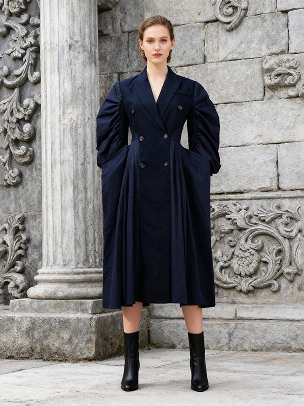 Manteau à manches longues à manches courtes