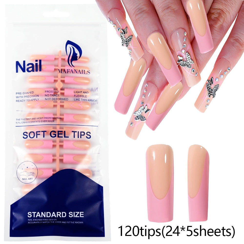 Sac de 120 pièces de conseils amovibles pour les ongles