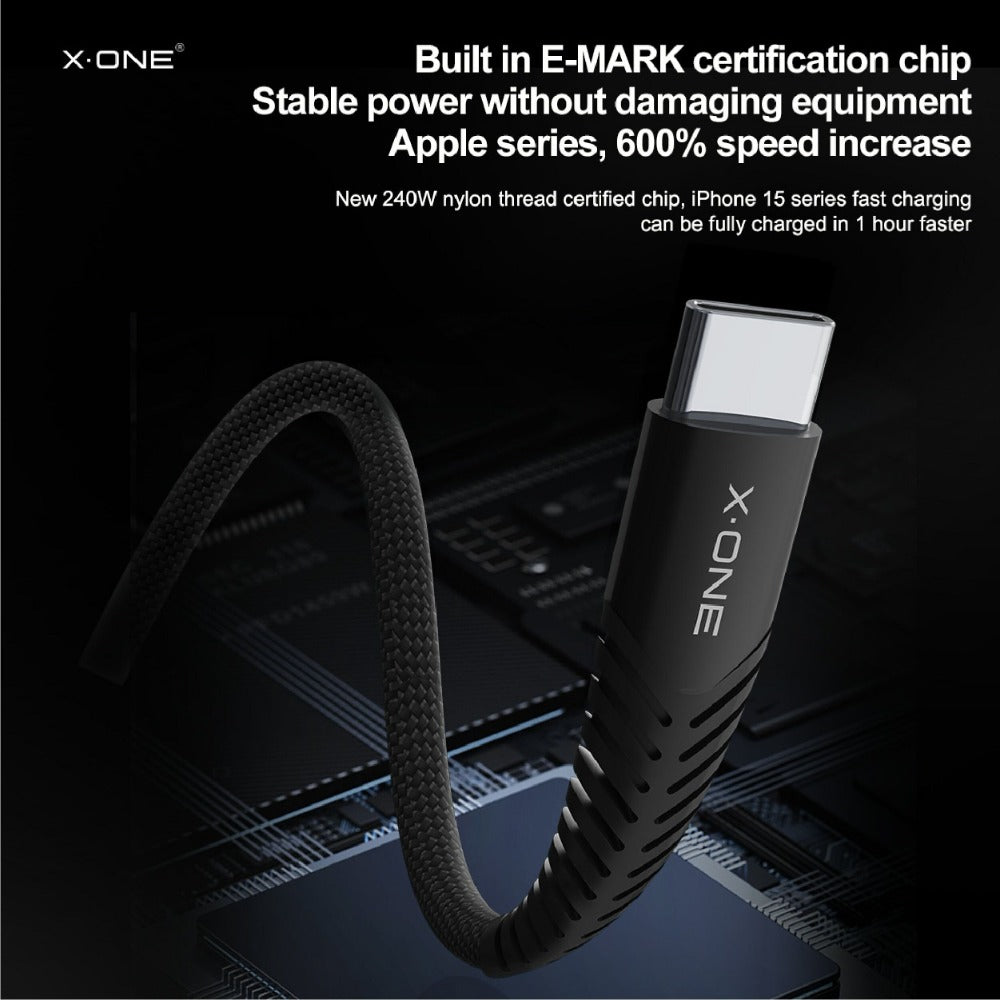 Câbles de recharge rapide de type C double 240W