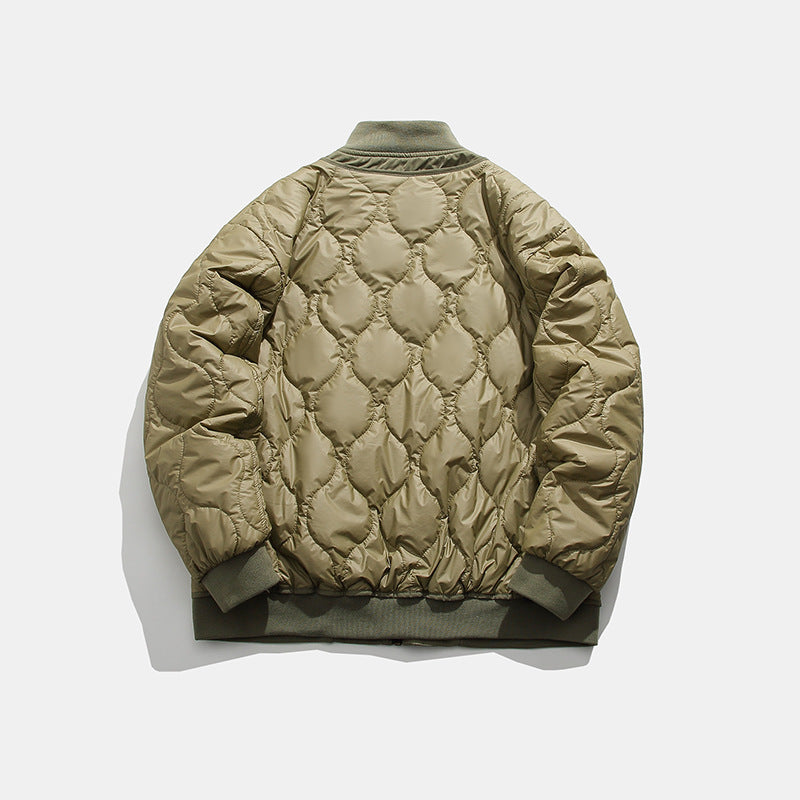 En automne et en hiver Col de baseball Veste en coton modèle gourd Veste de vol pour hommes