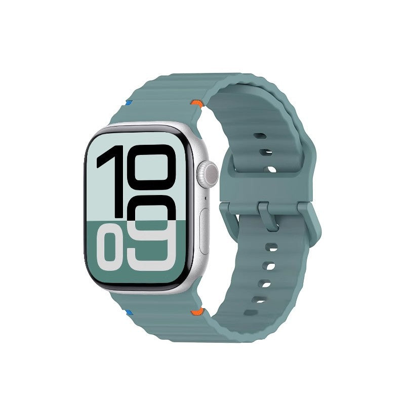 Wave Pattern Sports Silicone Strap Advanced