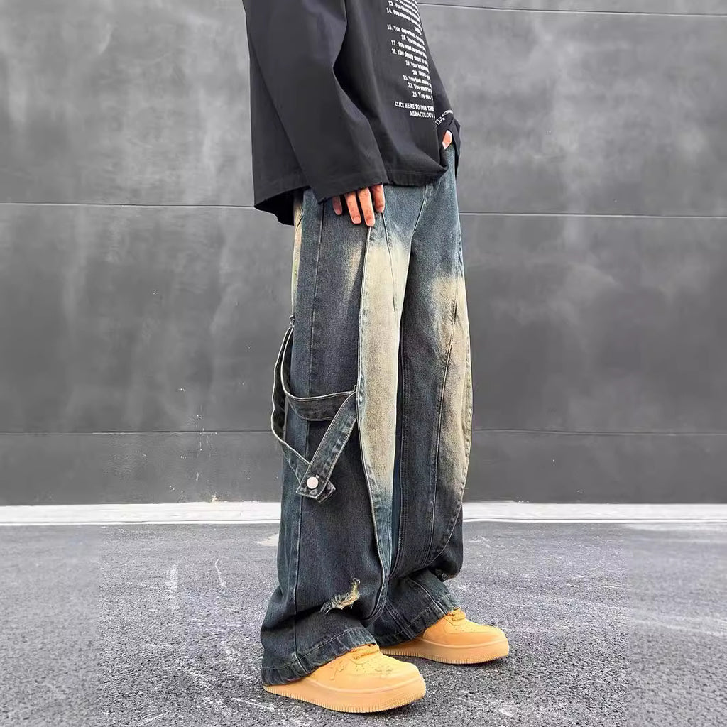Jeans découragés Rétro pour les hommes