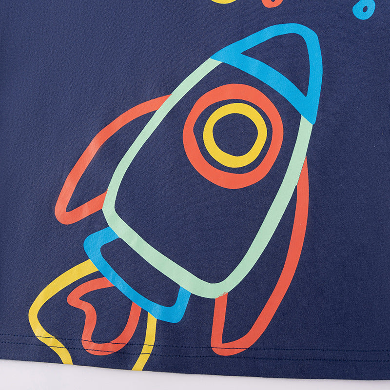 Ensemble de garçons à manches courtes d'été
