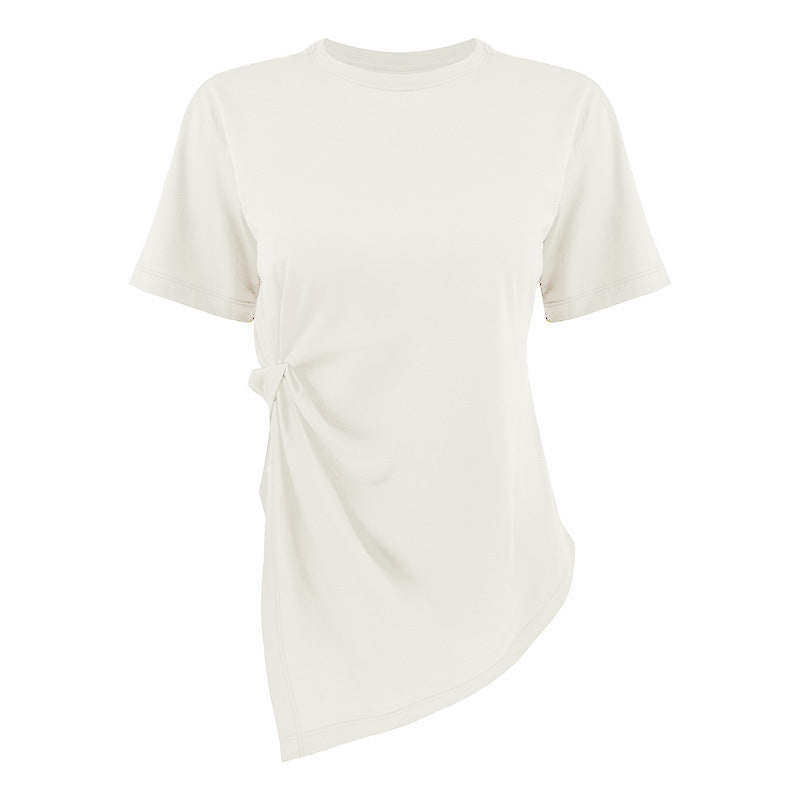 T-shirt de yoga à manches courtes pour femmes