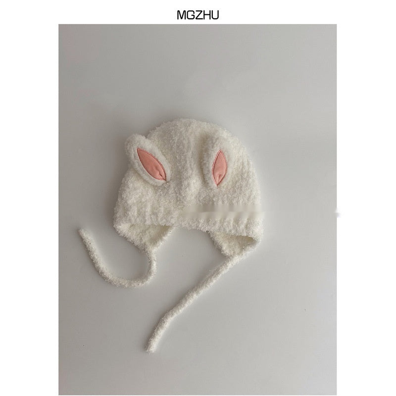 Chapeau de bébé Automne et hiver épaississant Chapeau tricoté