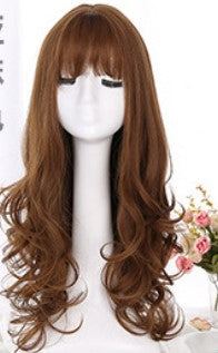 Perruque à cheveux bouclés