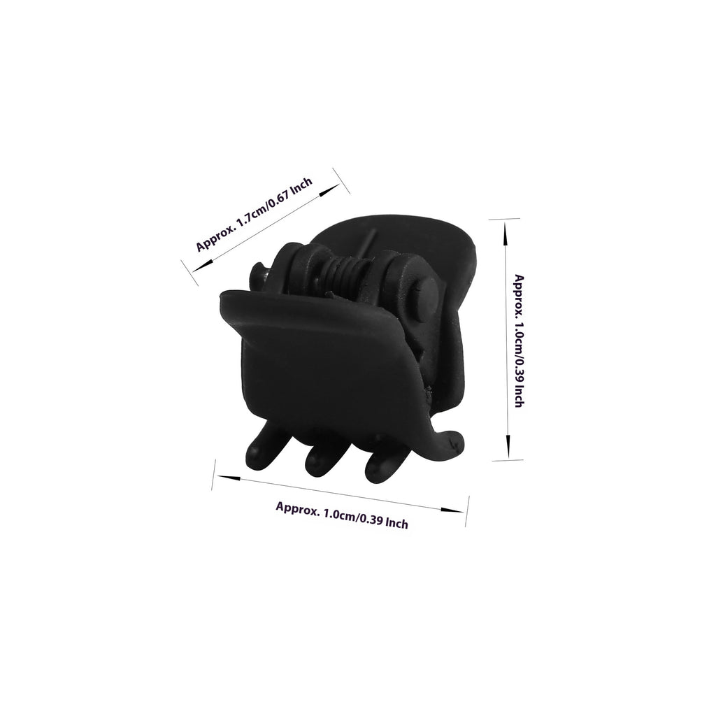 Matte Black Mini Griffe Clip 1cm Female Bangs Petits Coiffures Broyées pour Enfants