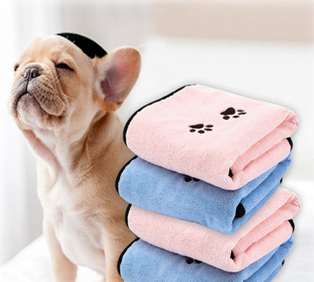 Serviette en microfibre imprimée couleur solide