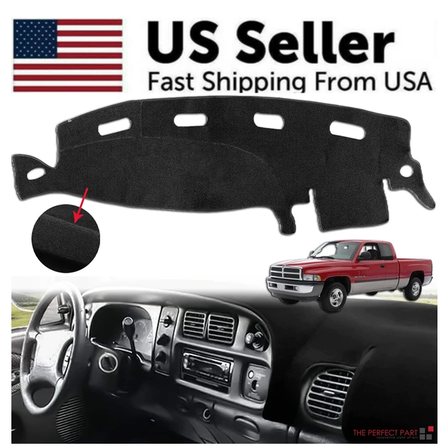 Tapis de couverture en Dash pour 1998-2001 Dodge Ram 1500 2500 3500 Dash-Mat