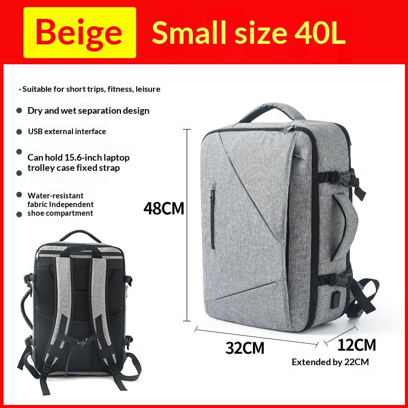 Travel Man Sac à dos de voyage extra-grande capacité