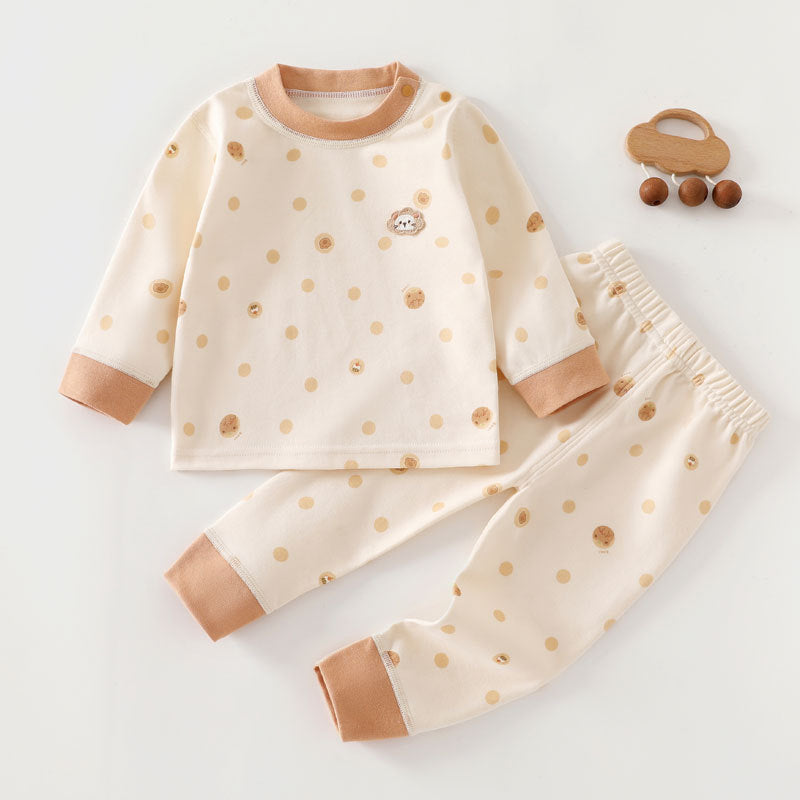 Bébé ensemble de deux pièces sans couture conception couche de base essentielle pour les nouveaux-nés