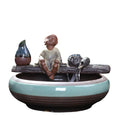 Céramique eau ornements réservoir de poisson salon bureau humidificateur