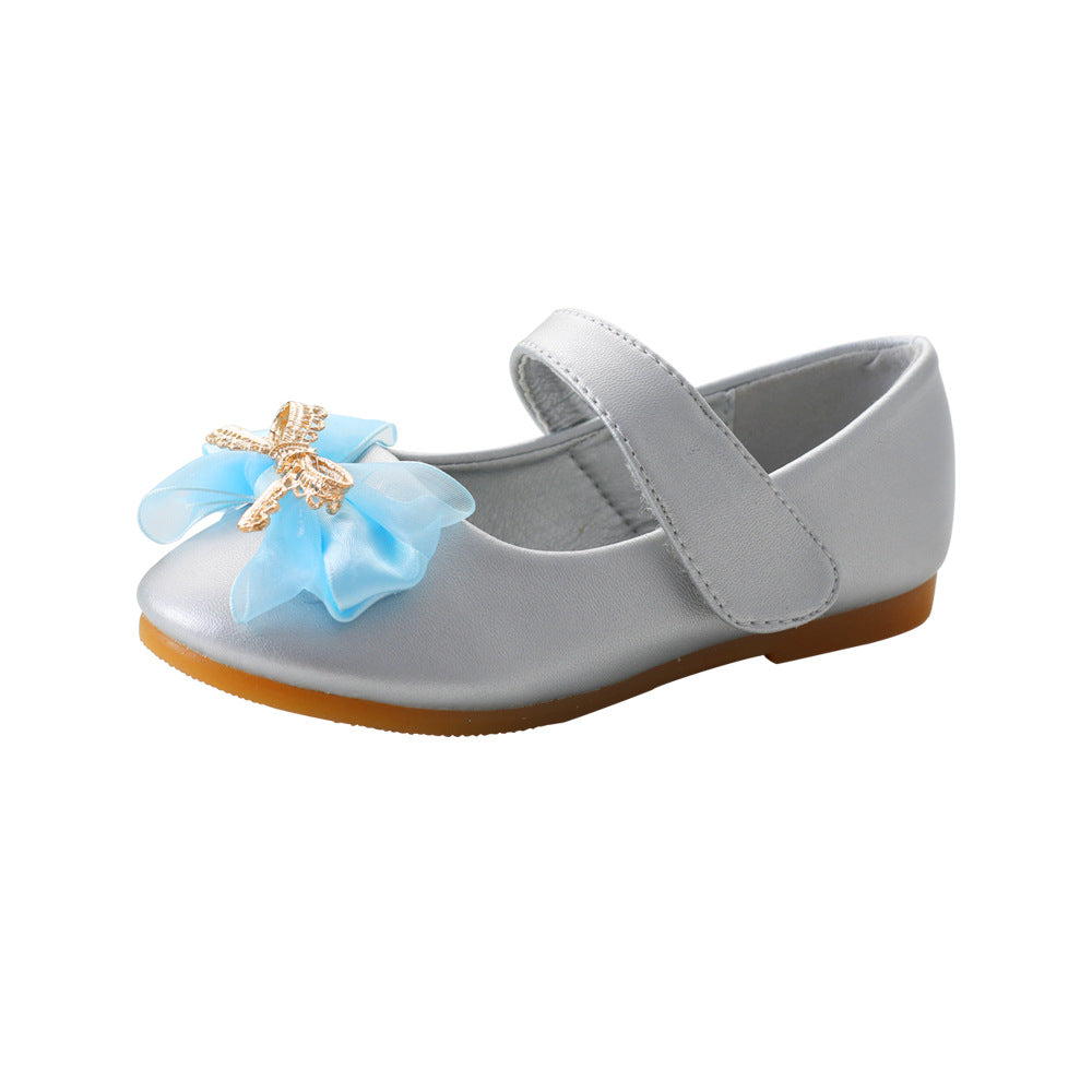 Chaussure de mariée en cuir PU Casual Bowknot