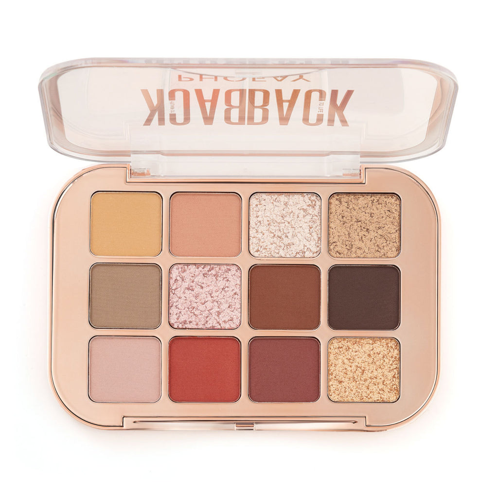 12-Color Pearlescent Matte Eyeshadow Palette