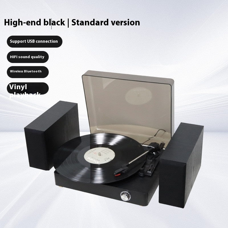 Ornements de rétro-rétro Bluetooth intégré lecteur d'enregistrement de vinyle