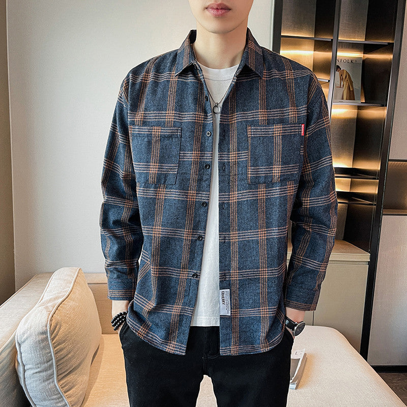 Chemise à manches longues pour hommes