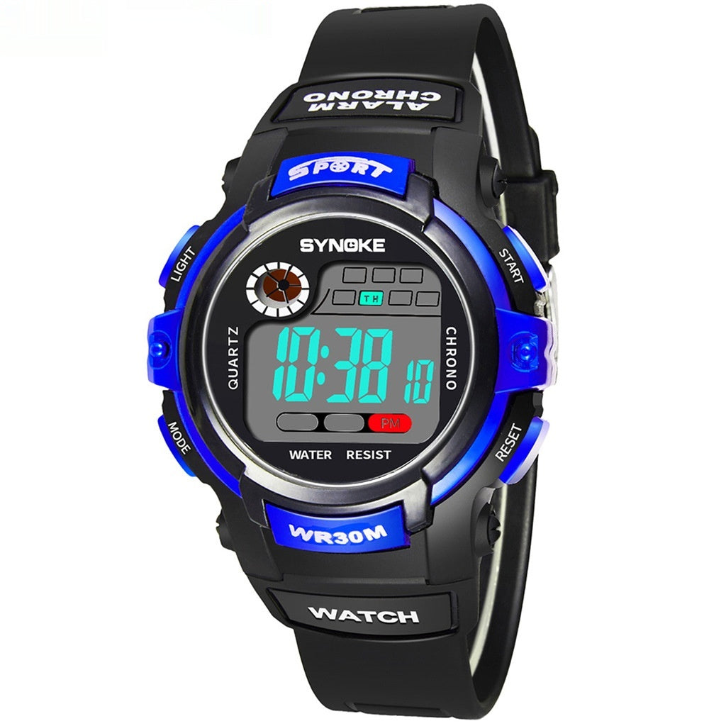 Étudiant Electronic Luminous Waterproof Sports Watch