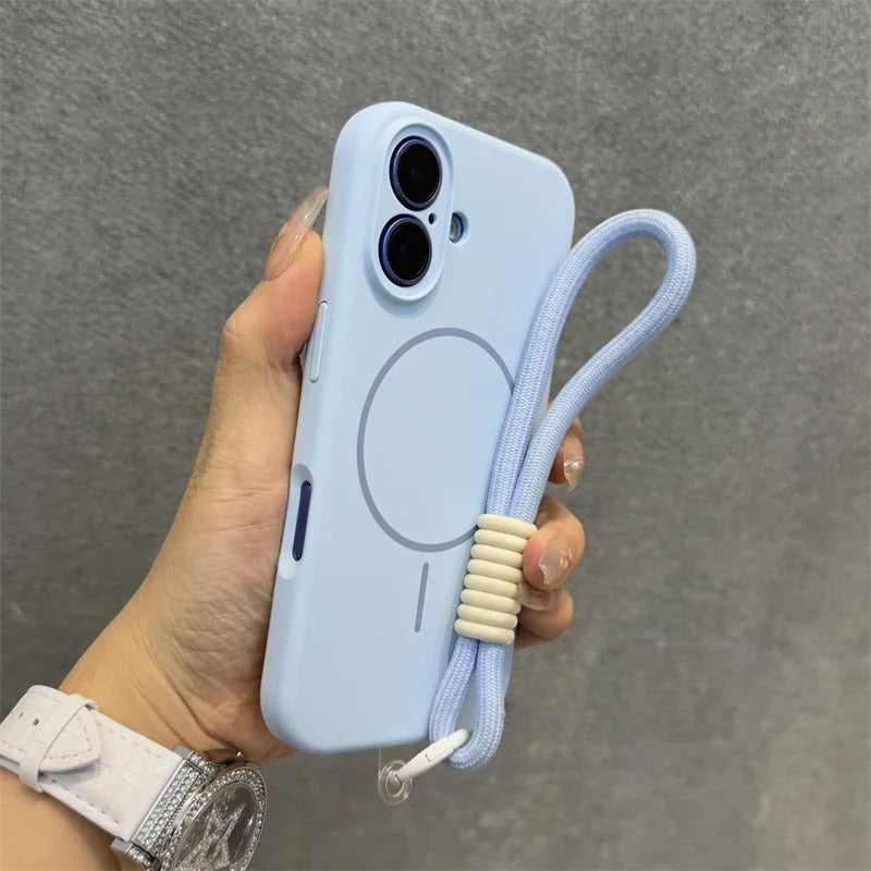 Boîtier de téléphone à aspiration magnétique en silicone