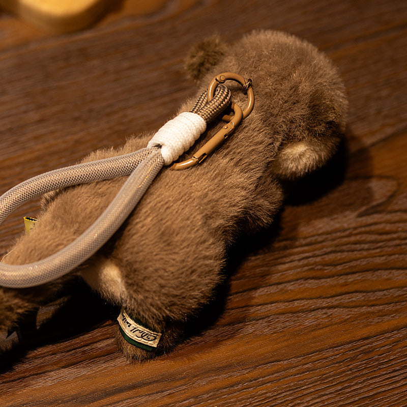 Jouet mignon en peluche pendentif Otter