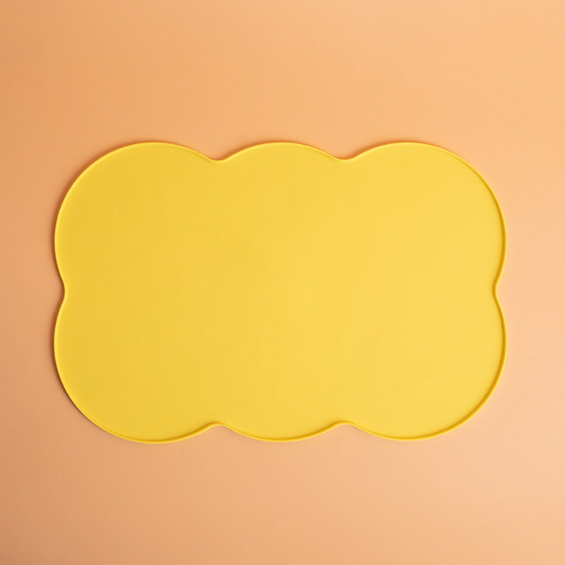 Tapis d'alimentation antidérapant pour chat et chien en silicone imperméable