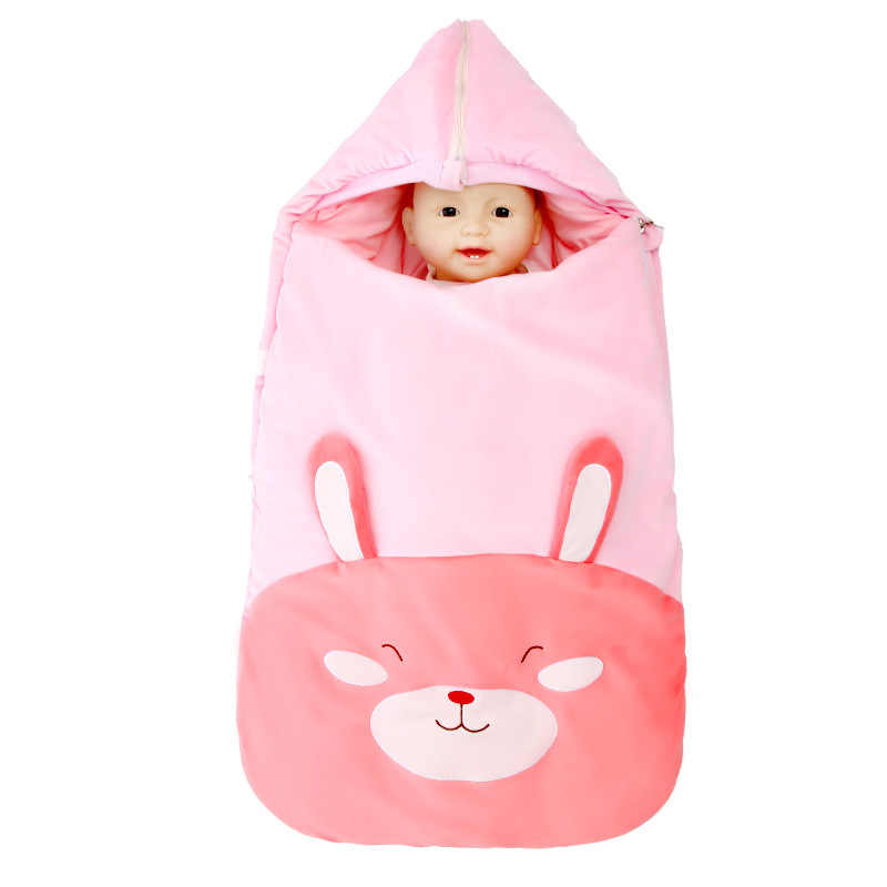 Embrassant automne et hiver épais bébé anti-kick couverture pour sortir sac de couchage
