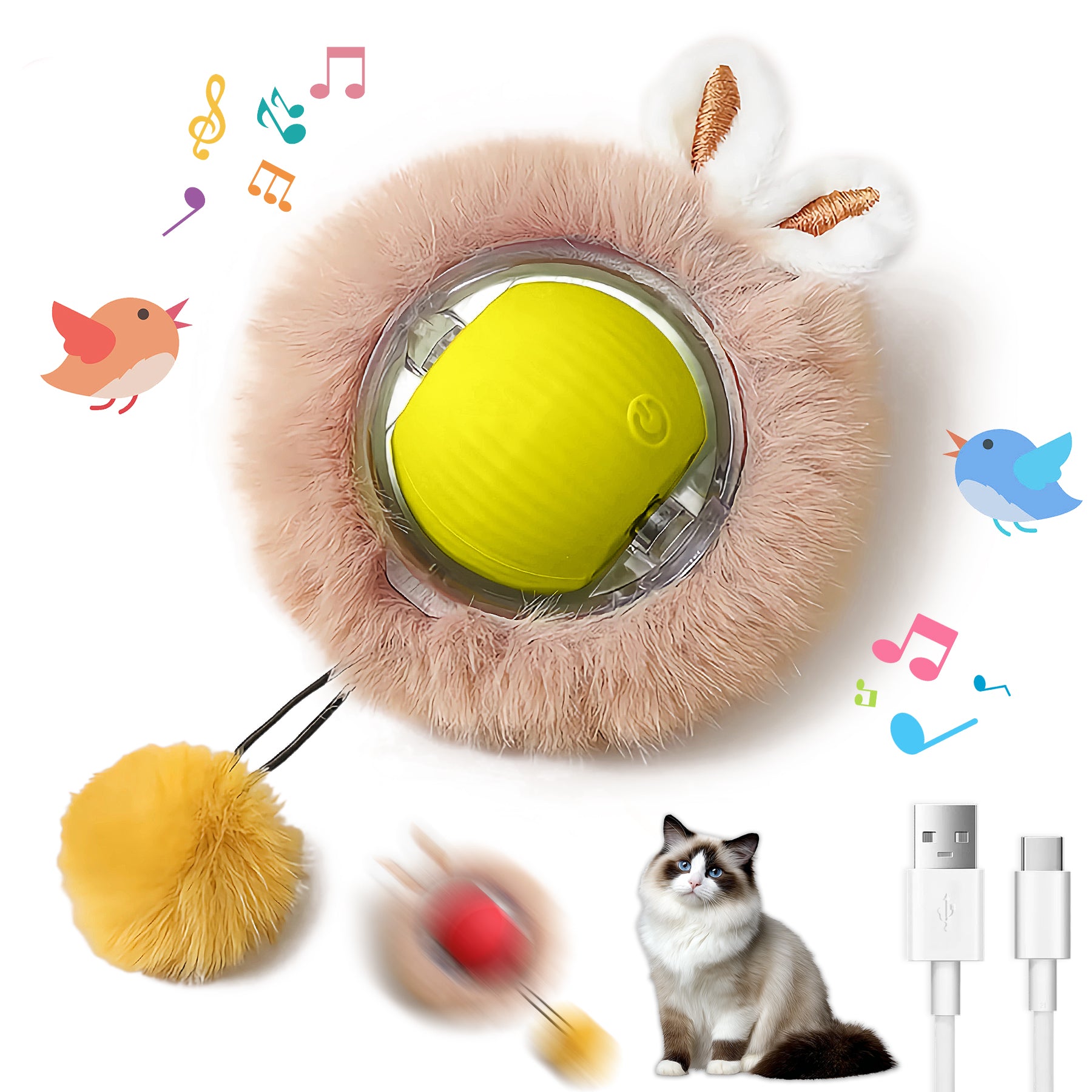 Jouets interactifs Balle pour chats