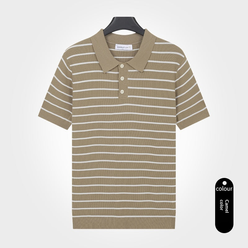 T-shirt à col tournant Hommes Viscose Top