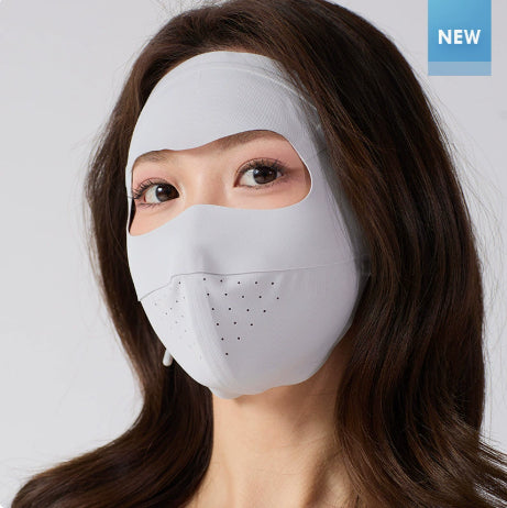 Masque de visage en soie de glace écran solaire