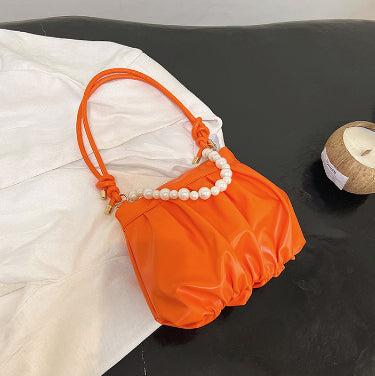 Sac en chaîne de perles ravagées pour femmes