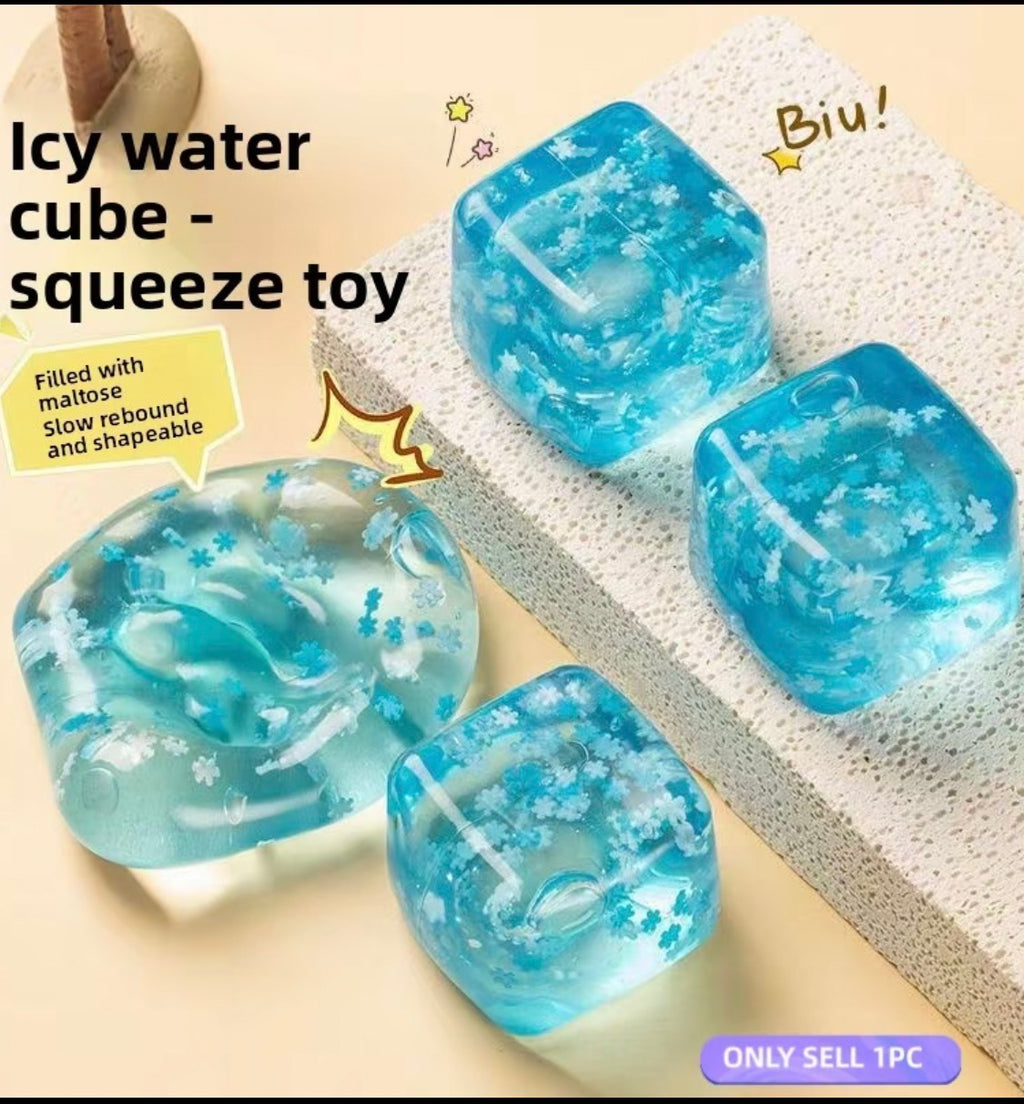 Snowflake cube sensory toy
