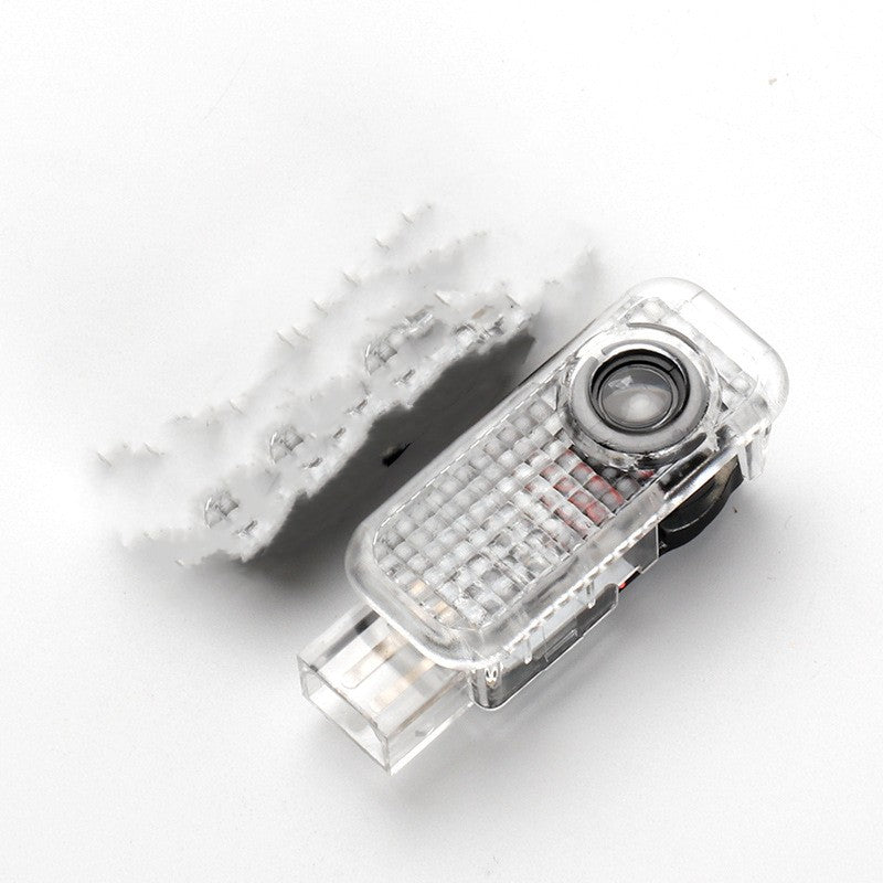 Lampe de projection de porte laser Blanc