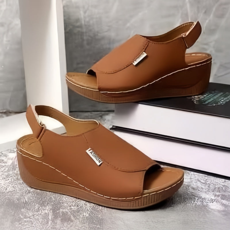 Sandales polyvalentes à semelle épaisse pour femmes et poids léger