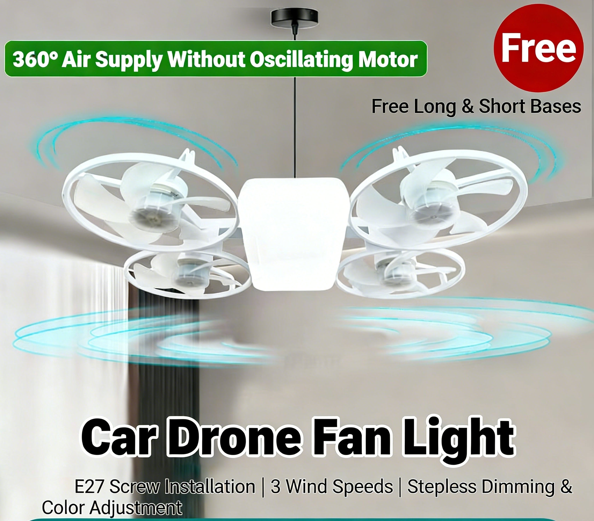 Éclairage multi-scénario pour drone de voiture New-Style