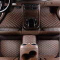 Universal Right Rudder Foot Pad Embroidered Leather Full Surround