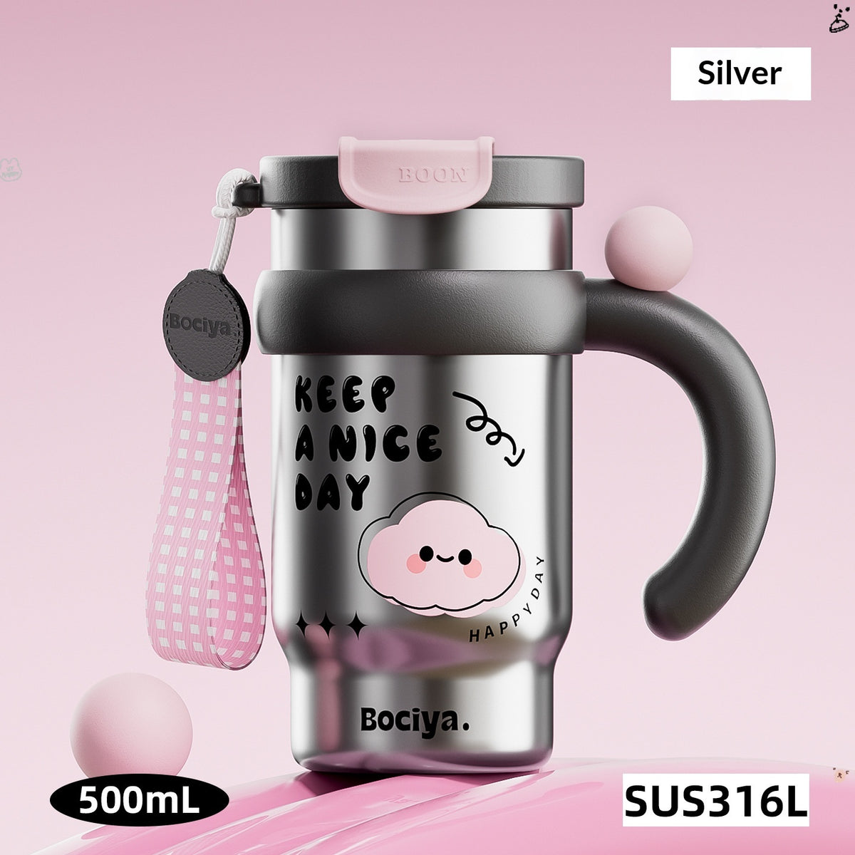 Stainless steel cup for women