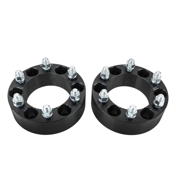 4pc 2inch 6x5.5 6x139,7 Escaliers de roue noir 108mm 14x1.5 Studs pour Chevy & GMC