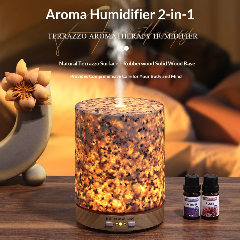 Huile essentielle Aromathérapie Humidificateur Lumière ambiante