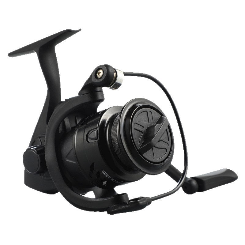 Long Cast haute vitesse tout métal noir Warrior Micro Baitcasting bobine