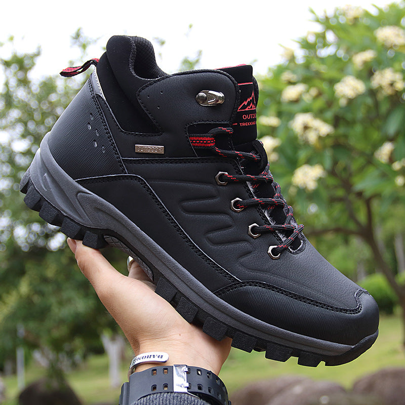 Bottes de randonnée en plein air pour hommes Chaussures monocouches haut de gamme