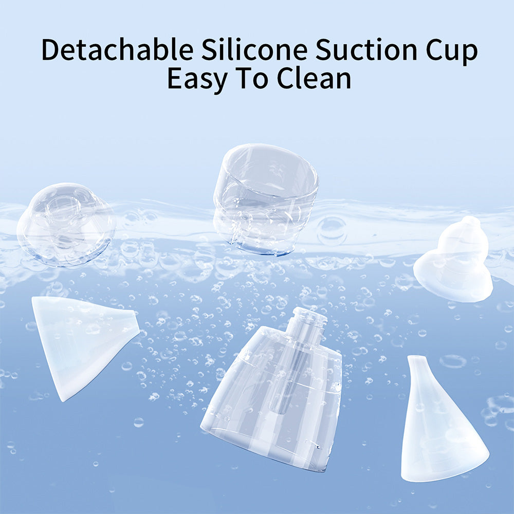 Electric Baby Nasal Aspirator Baby Nose Sucker 3 Suction Levels Low Noise Anti-backflow