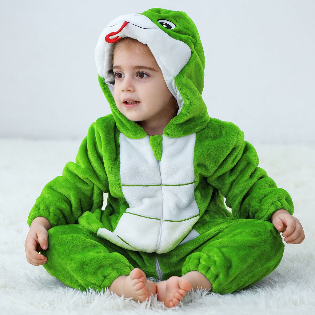 Flannel animal onesie pour les enfants