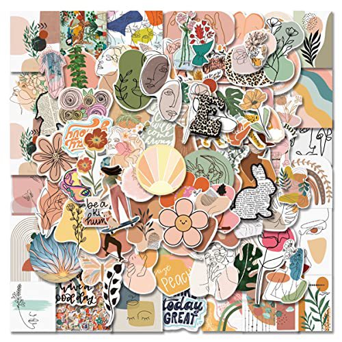Stickers Style 200 pièces Bricolage décoratif notebook de bagages Etiquette imperméable
