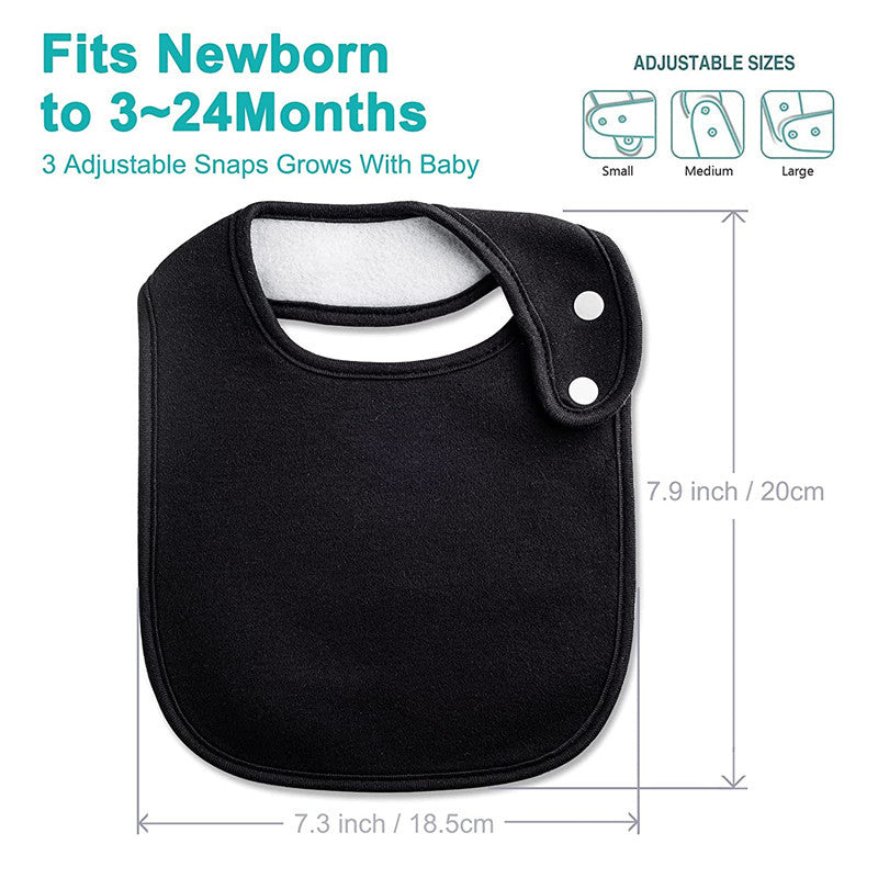 Bébé enfant Multi-fonctionnel Bib coton Salive serviette Poche