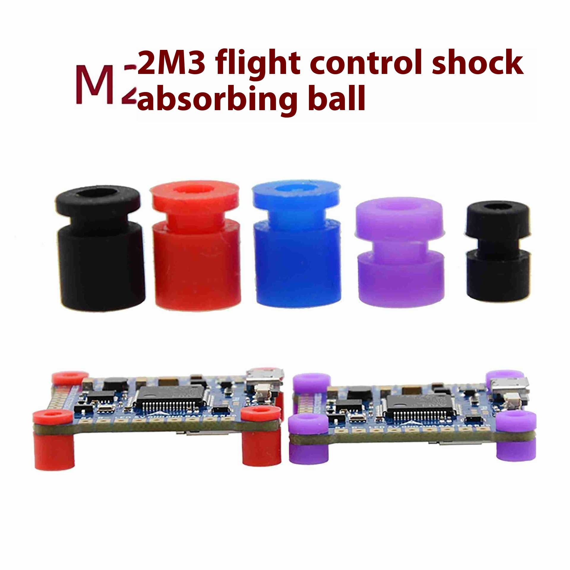 Colonne d'amortissement cylindrique en silicone M3