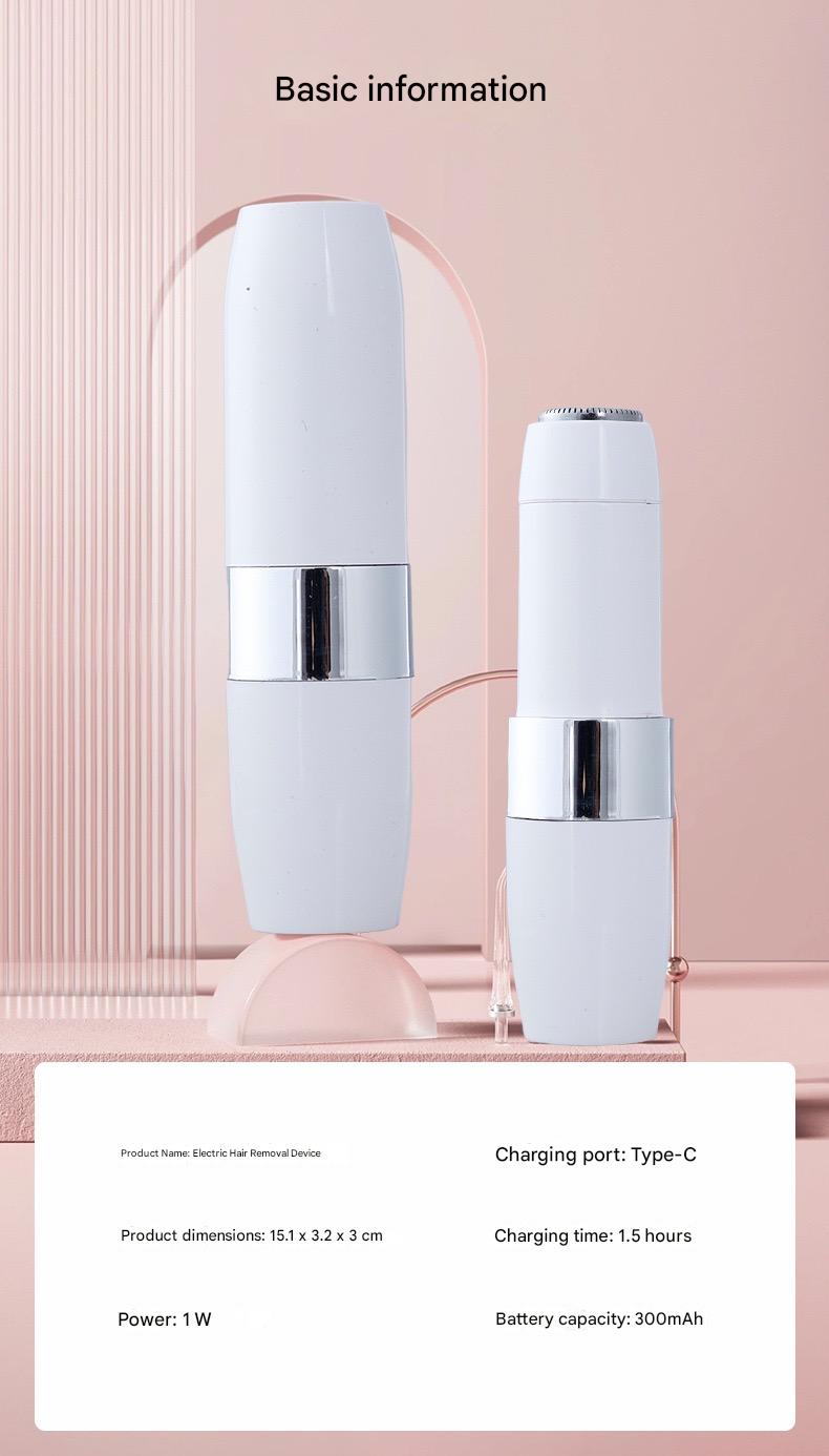 Epilateur portable rechargeable pour les femmes Hommes Électrique dispositif d'enlèvement complet des cheveux